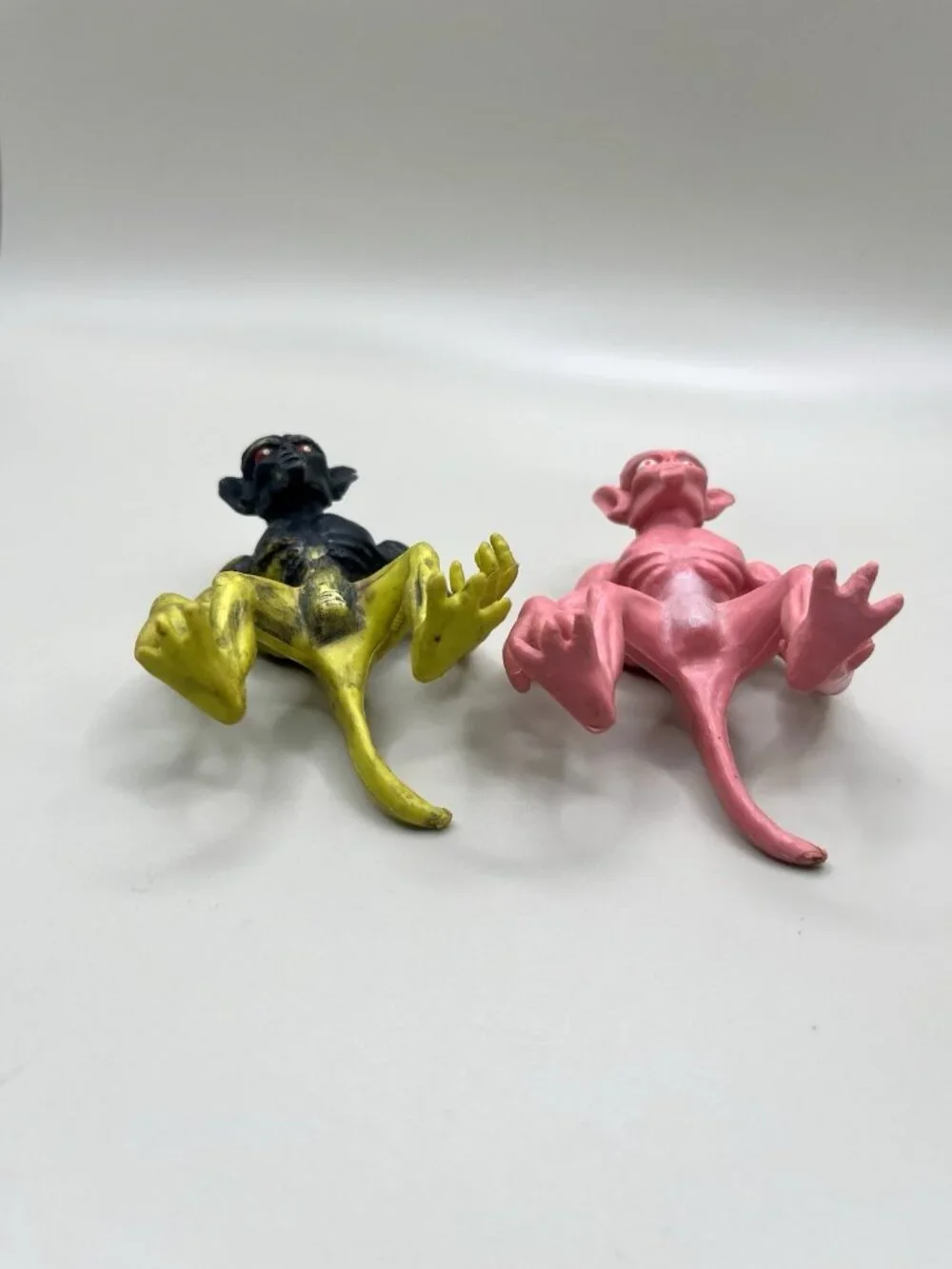 VTG 1983 Galoob Blackstar Pink & Green Alien Demon Overlord Companion Set Of 2